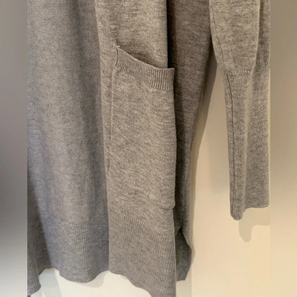 NWT Women's Nine West Essential Cardigan Light Grey size large - Picture 4 of 9